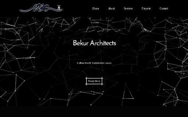 Bekur Architects: the live site